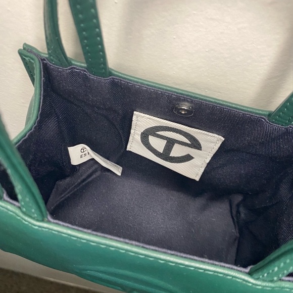Telfar Small Shopping Bag in Dark Olive - Picture 5 of 9
